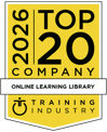 Infosec Institute Top 20 Online Learning Library - Training Industry Award